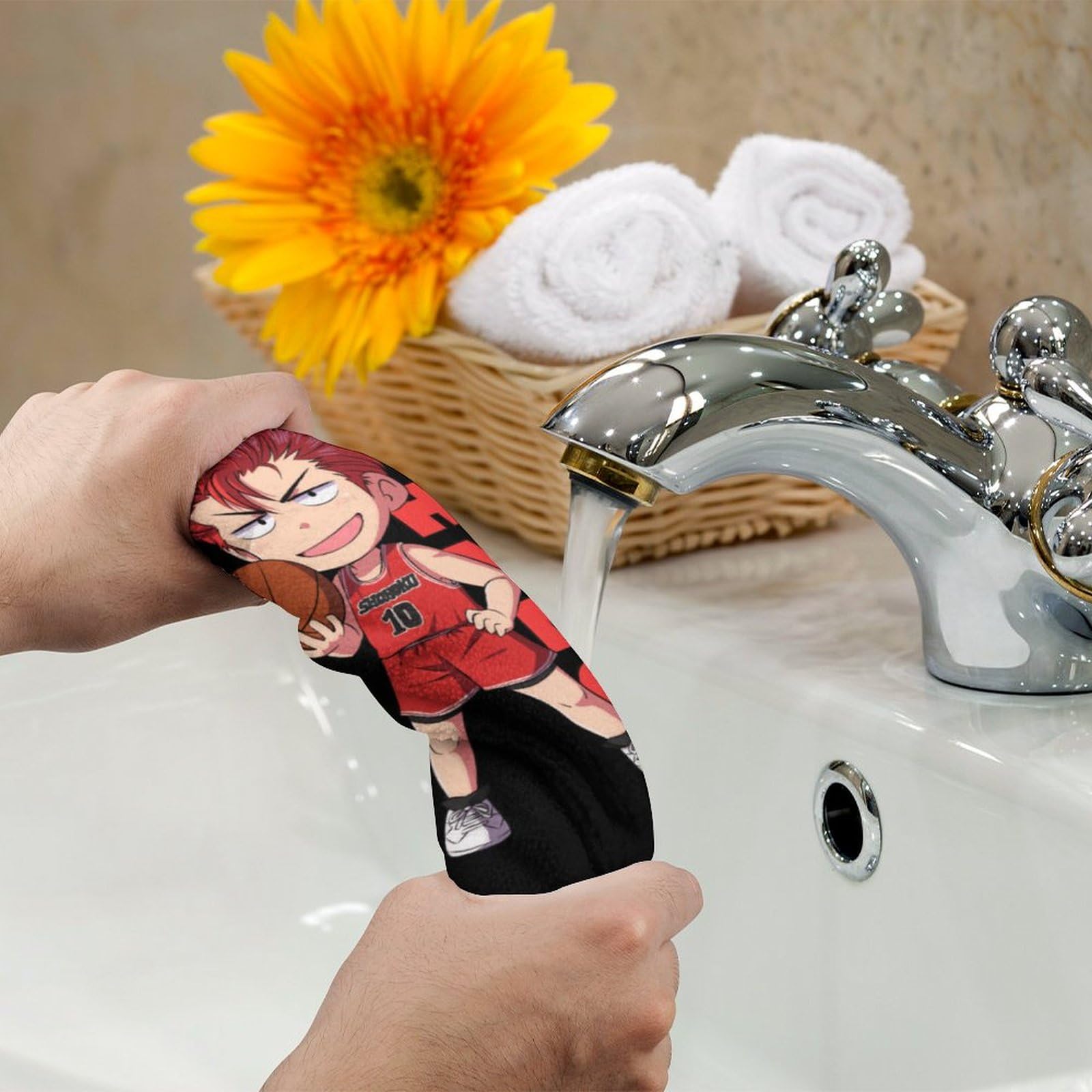 Amazon｜スラムダンク 桜木花道 バスタオル フェイスタオル 速乾 吸水